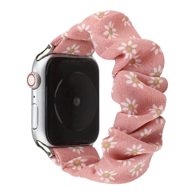 Fabric Hair Ring Watch Band For Apple Watch Ultra 49mm&Watch Ultra 2 49mm / Series 9&8&7 45mm / SE 3&SE 2&6&SE&5&4 44mm / 3&2&1 42mm(7) by buy2fix