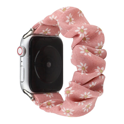 Fabric Hair Ring Watch Band For Apple Watch Ultra 49mm&Watch Ultra 2 49mm / Series 9&8&7 45mm / SE 3&SE 2&6&SE&5&4 44mm / 3&2&1 42mm(7) by buy2fix