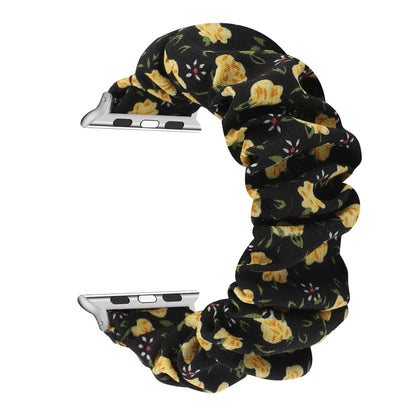 Fabric Hair Ring Watch Band For Apple Watch Ultra 49mm&Watch Ultra 2 49mm / Series 9&8&7 45mm / SE 3&SE 2&6&SE&5&4 44mm / 3&2&1 42mm(9) by buy2fix