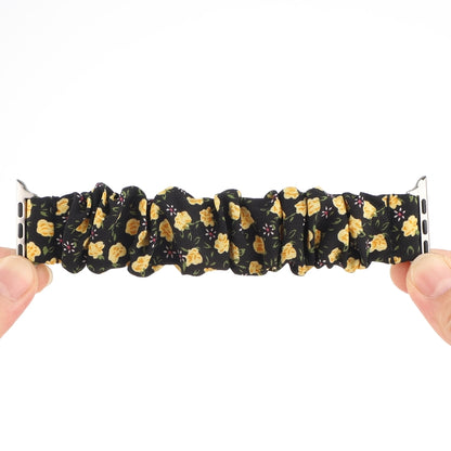 Fabric Hair Ring Watch Band For Apple Watch Ultra 49mm&Watch Ultra 2 49mm / Series 9&8&7 45mm / SE 3&SE 2&6&SE&5&4 44mm / 3&2&1 42mm(9) by buy2fix