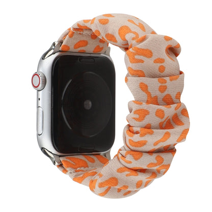 Fabric Hair Ring Watch Band For Apple Watch Ultra 49mm&Watch Ultra 2 49mm / Series 9&8&7 45mm / SE 3&SE 2&6&SE&5&4 44mm / 3&2&1 42mm(10) by buy2fix