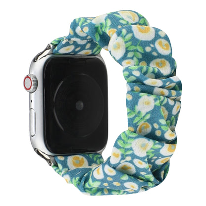 Fabric Hair Ring Watch Band For Apple Watch Ultra 49mm&Watch Ultra 2 49mm / Series 9&8&7 45mm / SE 3&SE 2&6&SE&5&4 44mm / 3&2&1 42mm(11) by buy2fix