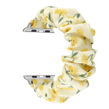 Fabric Hair Ring Watch Band For Apple Watch Series 9&8&7 41mm / SE 3&SE 2&6&SE&5&4 40mm / 3&2&1 38mm(1) by buy2fix