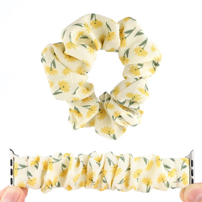 Fabric Hair Ring Watch Band For Apple Watch Series 9&8&7 41mm / SE 3&SE 2&6&SE&5&4 40mm / 3&2&1 38mm(1) by buy2fix