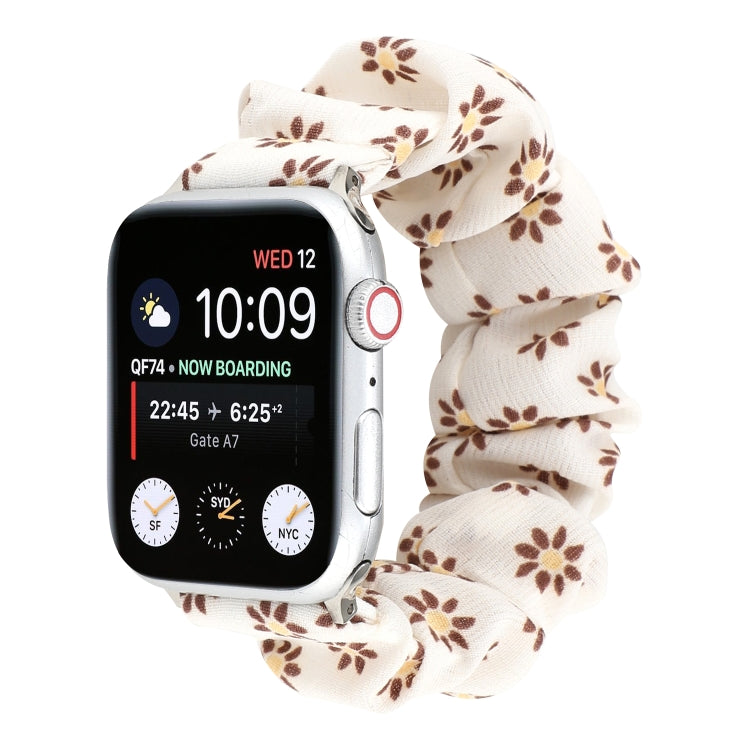 Fabric Hair Ring Watch Band For Apple Watch Series 9&8&7 41mm / SE 3&SE 2&6&SE&5&4 40mm / 3&2&1 38mm(3) by buy2fix