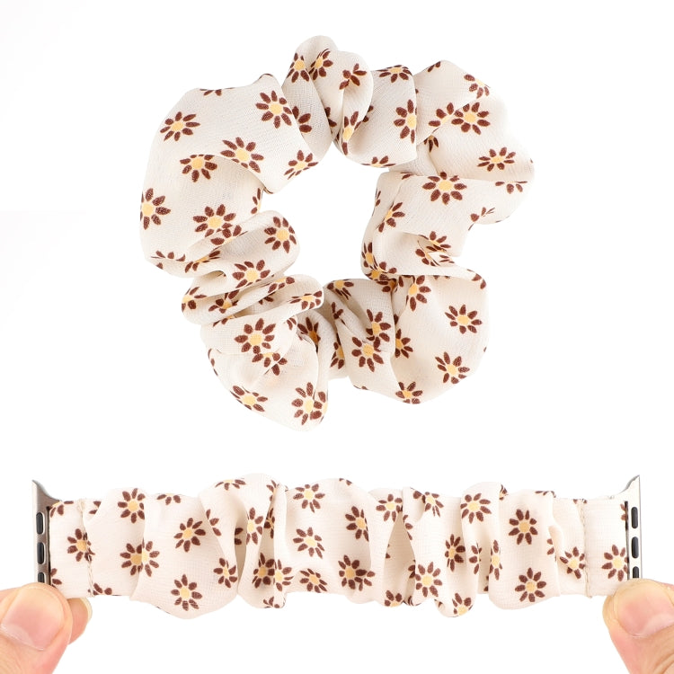 Fabric Hair Ring Watch Band For Apple Watch Series 9&8&7 41mm / SE 3&SE 2&6&SE&5&4 40mm / 3&2&1 38mm(3) by buy2fix