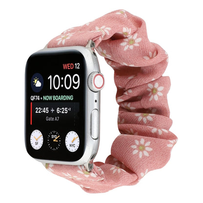 Fabric Hair Ring Watch Band For Apple Watch Series 9&8&7 41mm / SE 3&SE 2&6&SE&5&4 40mm / 3&2&1 38mm(7) by buy2fix