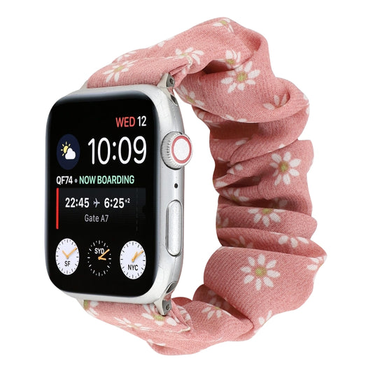 Fabric Hair Ring Watch Band For Apple Watch Series 9&8&7 41mm / SE 3&SE 2&6&SE&5&4 40mm / 3&2&1 38mm(7) by buy2fix