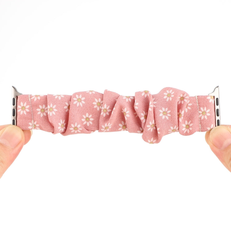 Fabric Hair Ring Watch Band For Apple Watch Series 9&8&7 41mm / SE 3&SE 2&6&SE&5&4 40mm / 3&2&1 38mm(7) by buy2fix