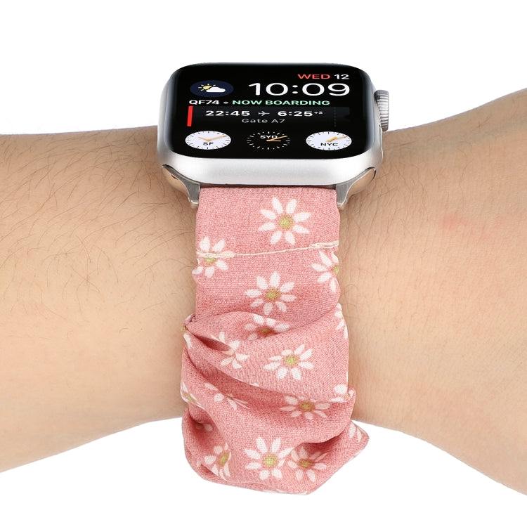 Fabric Hair Ring Watch Band For Apple Watch Series 9&8&7 41mm / SE 3&SE 2&6&SE&5&4 40mm / 3&2&1 38mm(7) by buy2fix