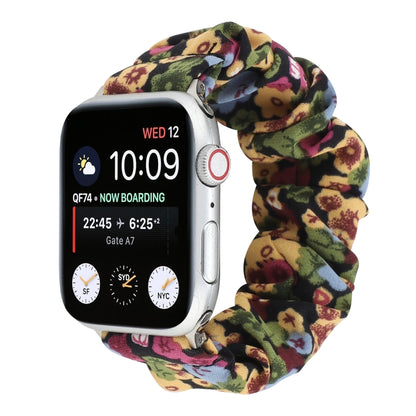 Fabric Hair Ring Watch Band For Apple Watch Series 9&8&7 41mm / SE 3&SE 2&6&SE&5&4 40mm / 3&2&1 38mm(8) by buy2fix
