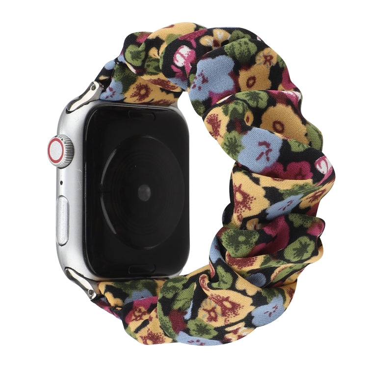 Fabric Hair Ring Watch Band For Apple Watch Series 9&8&7 41mm / SE 3&SE 2&6&SE&5&4 40mm / 3&2&1 38mm(8) by buy2fix