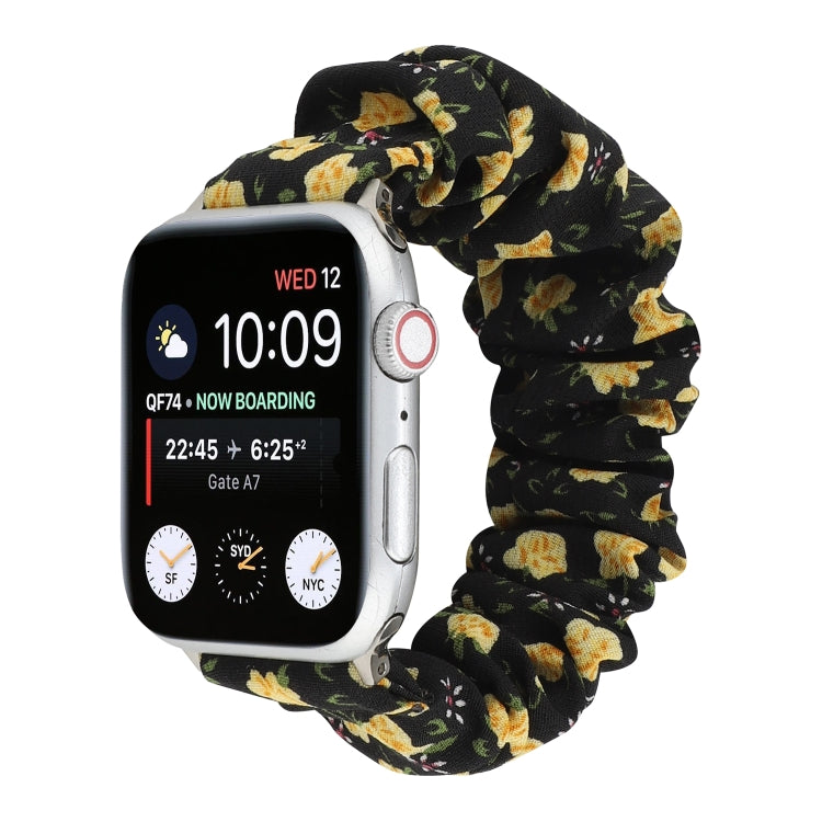 Fabric Hair Ring Watch Band For Apple Watch Series 9&8&7 41mm / SE 3&SE 2&6&SE&5&4 40mm / 3&2&1 38mm(9) by buy2fix