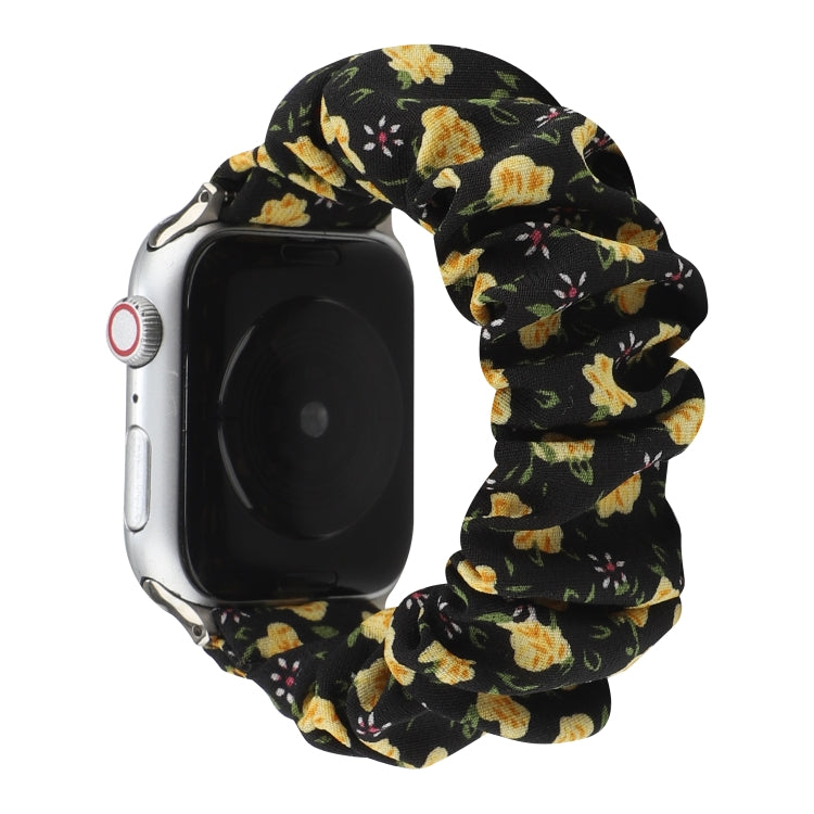 Fabric Hair Ring Watch Band For Apple Watch Series 9&8&7 41mm / SE 3&SE 2&6&SE&5&4 40mm / 3&2&1 38mm(9) by buy2fix