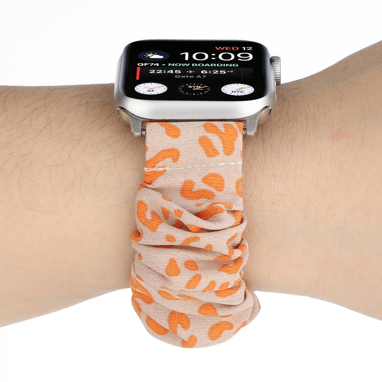 Fabric Hair Ring Watch Band For Apple Watch Series 9&8&7 41mm / SE 3&SE 2&6&SE&5&4 40mm / 3&2&1 38mm(10) by buy2fix