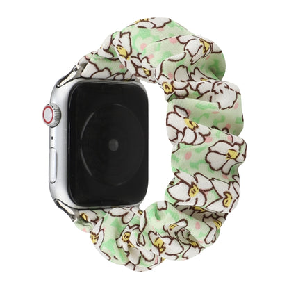 Fabric Hair Ring Watch Band For Apple Watch Series 9&8&7 41mm / SE 3&SE 2&6&SE&5&4 40mm / 3&2&1 38mm(12) by buy2fix