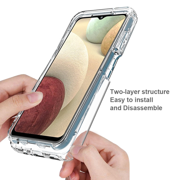 For Samsung Galaxy A12 Shockproof Highly Transparent PC+TPU Protective Case by buy2fix