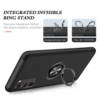 For Samsung Galaxy S20 FE PC + TPU Shockproof Magnetic Protective Case with Invisible Ring Holder(Black) by buy2fix