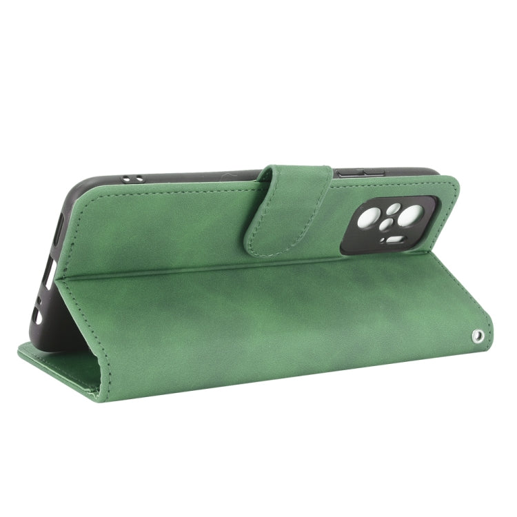 For Xiaomi Redmi Note 10S Solid Color Skin Feel Magnetic Buckle Horizontal Flip Calf Texture PU Leather Case with Holder & Card Slots & Wallet(Green) - Xiaomi Cases by buy2fix | Online Shopping UK | buy2fix