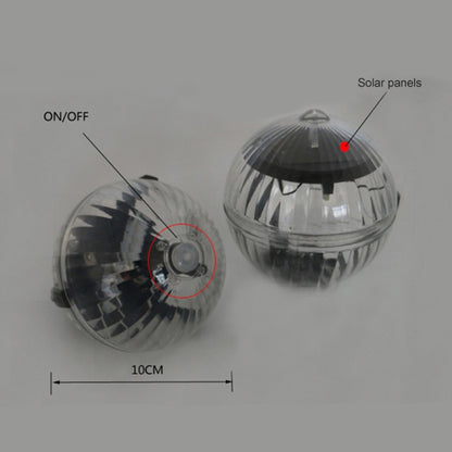 Solar Power Outdoor Pool Floating Ball Waterproof Light Garden Decoration Lamp(Warm Light) - Underwater Lights by buy2fix | Online Shopping UK | buy2fix