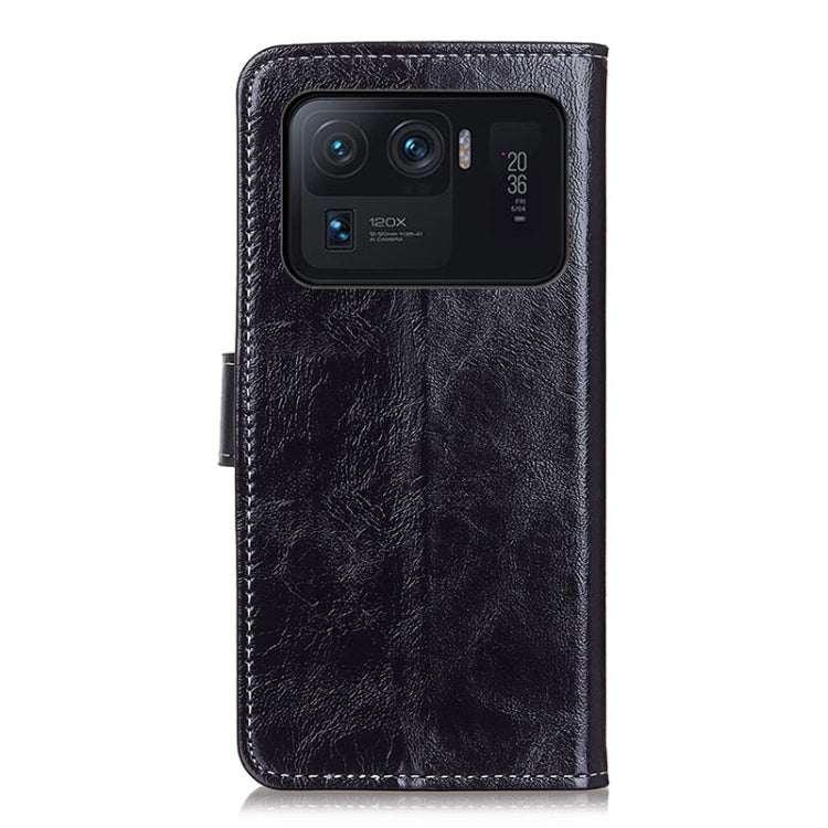 For Xiaomi Mi 11 Ultra Retro Crazy Horse Texture Horizontal Flip Leather Case with Holder & Card Slots & Photo Frame & Wallet(Black) - Xiaomi Cases by buy2fix | Online Shopping UK | buy2fix