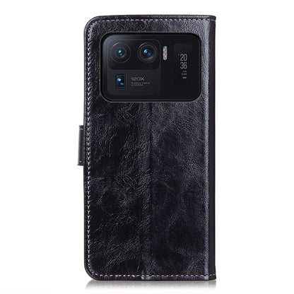 For Xiaomi Mi 11 Ultra Retro Crazy Horse Texture Horizontal Flip Leather Case with Holder & Card Slots & Photo Frame & Wallet(Black) - Xiaomi Cases by buy2fix | Online Shopping UK | buy2fix