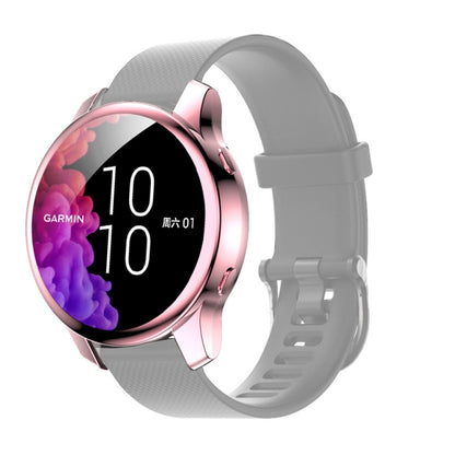 Electroplating Full Coverage TPU Protective Case for Garmin Venu(Rose Pink) - Watch Cases by buy2fix | Online Shopping UK | buy2fix