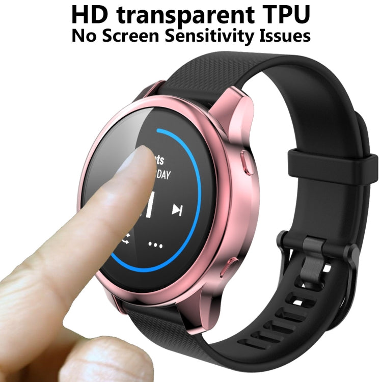 Electroplating Full Coverage TPU Protective Case for Garmin Venu(Rose Pink) - Watch Cases by buy2fix | Online Shopping UK | buy2fix