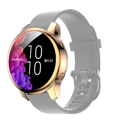 Electroplating Full Coverage TPU Protective Case for Garmin Venu(Rose Gold) - Watch Cases by buy2fix | Online Shopping UK | buy2fix