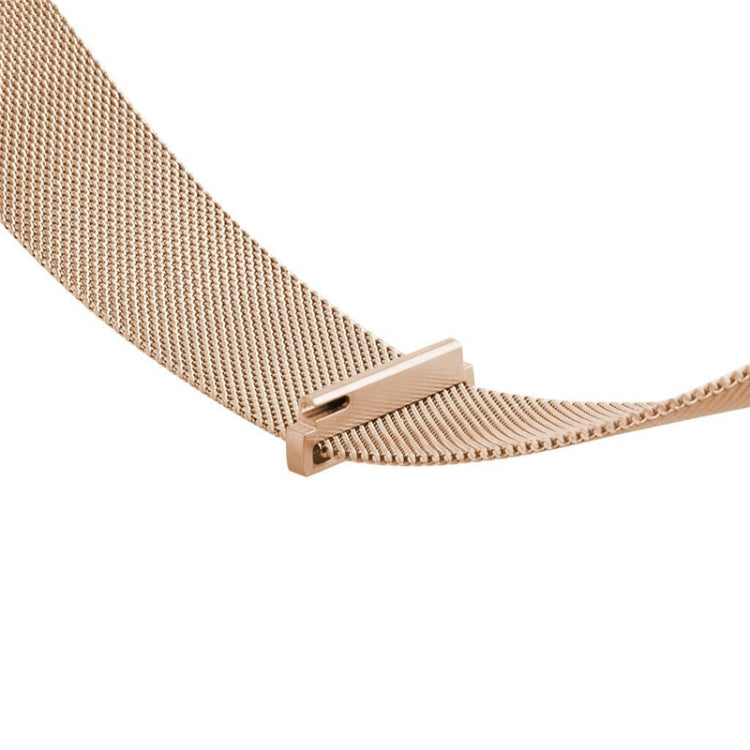 22mm Milanese Stainless Steel Replacement Watchband for Huawei Watch GT2 Pro / Amazfit GTR 2(Rose Gold) by buy2fix
