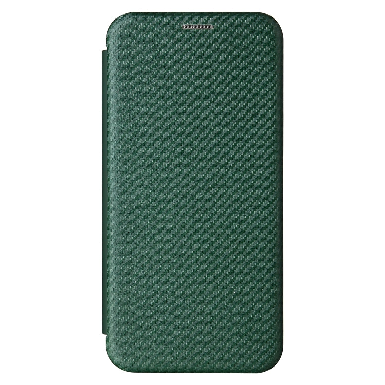 For Xiaomi Redmi Note 10S Carbon Fiber Texture Horizontal Flip TPU + PC + PU Leather Case with Card Slot(Green) - Xiaomi Cases by buy2fix | Online Shopping UK | buy2fix