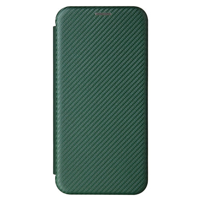 For Xiaomi Redmi Note 10S Carbon Fiber Texture Horizontal Flip TPU + PC + PU Leather Case with Card Slot(Green) - Xiaomi Cases by buy2fix | Online Shopping UK | buy2fix