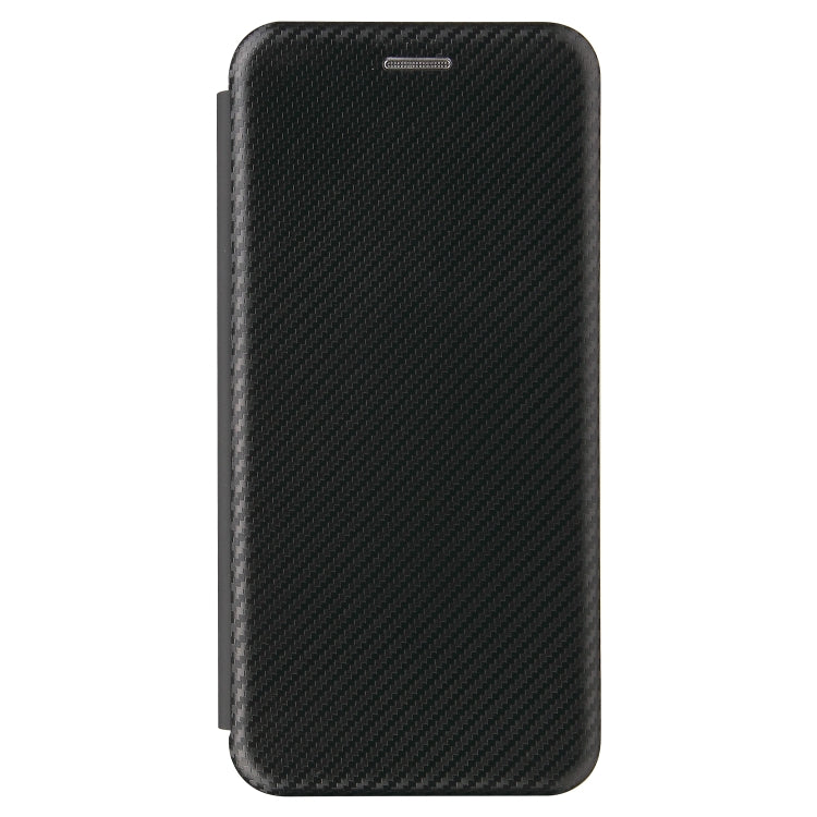 For Huawei P50 Pro Carbon Fiber Texture Horizontal Flip TPU + PC + PU Leather Case with Card Slot(Black) - Huawei Cases by buy2fix | Online Shopping UK | buy2fix