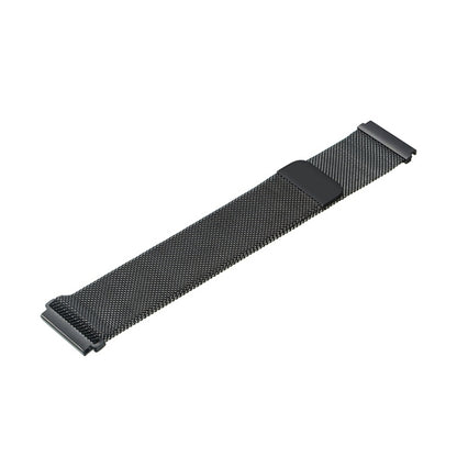 20mm Milanese Stainless Steel Replacement Watchband for Amazfit GTS / Amazfit GTS 2(Black) - Watch Bands by buy2fix | Online Shopping UK | buy2fix