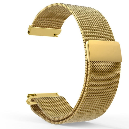 20mm Milanese Stainless Steel Replacement Watchband for Amazfit GTS / Amazfit GTS 2(Gold) - Watch Bands by buy2fix | Online Shopping UK | buy2fix