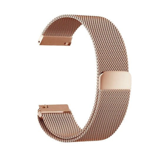 20mm Milanese Stainless Steel Replacement Watchband for Amazfit GTS / Amazfit GTS 2(Rose Gold) - Watch Bands by buy2fix | Online Shopping UK | buy2fix