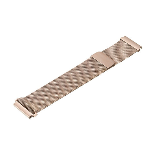 20mm Milanese Stainless Steel Replacement Watchband for Amazfit GTS / Amazfit GTS 2(Rose Gold) - Watch Bands by buy2fix | Online Shopping UK | buy2fix