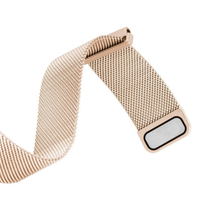 20mm Milanese Stainless Steel Replacement Watchband for Amazfit GTS / Amazfit GTS 2(Rose Gold) - Watch Bands by buy2fix | Online Shopping UK | buy2fix