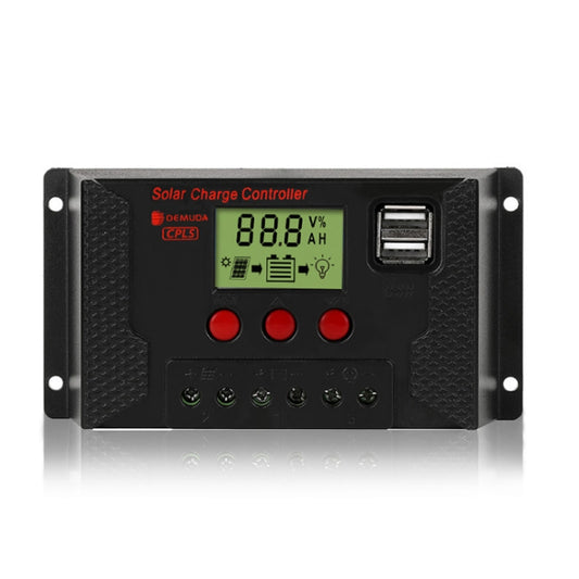 PWM Solar Controller 12V / 24V Lithium Battery Charging Photovoltaic Panel Charging Street Light Controller with Dual USB Output, Model:CPLS-30A - Others by buy2fix | Online Shopping UK | buy2fix