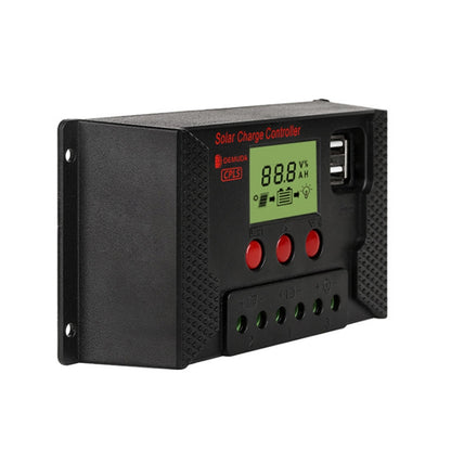 PWM Solar Controller 12V / 24V Lithium Battery Charging Photovoltaic Panel Charging Street Light Controller with Dual USB Output, Model:CPLS-30A - Others by buy2fix | Online Shopping UK | buy2fix