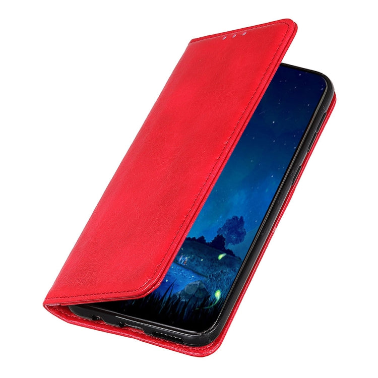 For Sony Xperia 1 III Magnetic Crazy Horse Texture Horizontal Flip Leather Case with Holder & Card Slots & Wallet(Red) by buy2fix