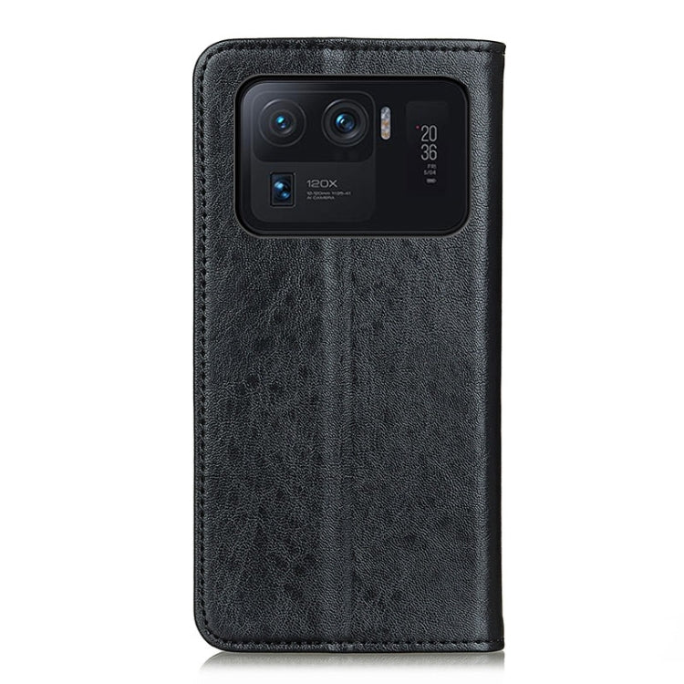 For Xiaomi Mi 11 Ultra Magnetic Crazy Horse Texture Horizontal Flip Leather Case with Holder & Card Slots & Wallet(Black) - Xiaomi Cases by buy2fix | Online Shopping UK | buy2fix