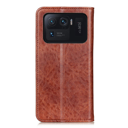 For Xiaomi Mi 11 Ultra Magnetic Crazy Horse Texture Horizontal Flip Leather Case with Holder & Card Slots & Wallet(Brown) - Xiaomi Cases by buy2fix | Online Shopping UK | buy2fix