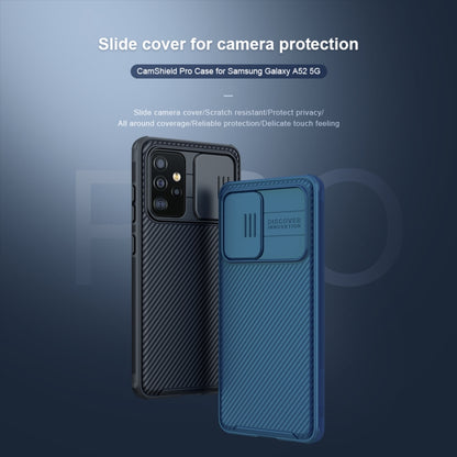 For Samsung Galaxy A52 5G NILLKIN CamShield Pro Series PC Full Coverage Dust-proof Scratch Resistant Mobile Phone Case(Black) - Galaxy Phone Cases by NILLKIN | Online Shopping UK | buy2fix