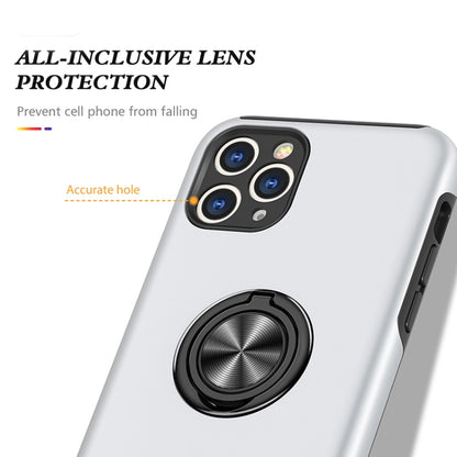 For iPhone 11 Pro Magnetic Ring Kickstand Shockproof Phone Case (Silver) - iPhone 11 Pro Cases by buy2fix | Online Shopping UK | buy2fix