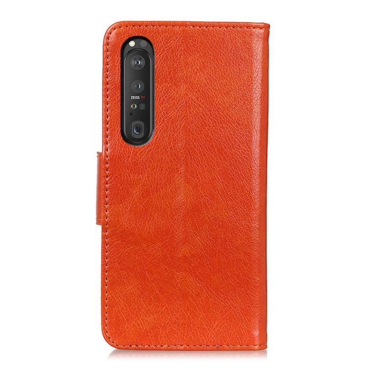 For Sony Xperia 1 III Nappa Texture Horizontal Flip Leather Case with Holder & Card Slots & Wallet(Orange) by buy2fix