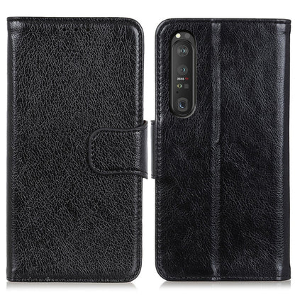 For Sony Xperia 1 III Nappa Texture Horizontal Flip Leather Case with Holder & Card Slots & Wallet(Black) by buy2fix
