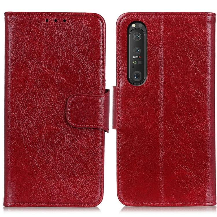 For Sony Xperia 1 III Nappa Texture Horizontal Flip Leather Case with Holder & Card Slots & Wallet(Red) by buy2fix