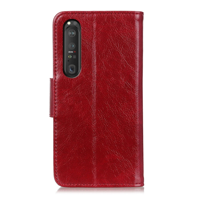For Sony Xperia 1 III Nappa Texture Horizontal Flip Leather Case with Holder & Card Slots & Wallet(Red) by buy2fix