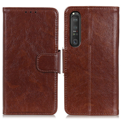 For Sony Xperia 1 III Nappa Texture Horizontal Flip Leather Case with Holder & Card Slots & Wallet(Brown) by buy2fix